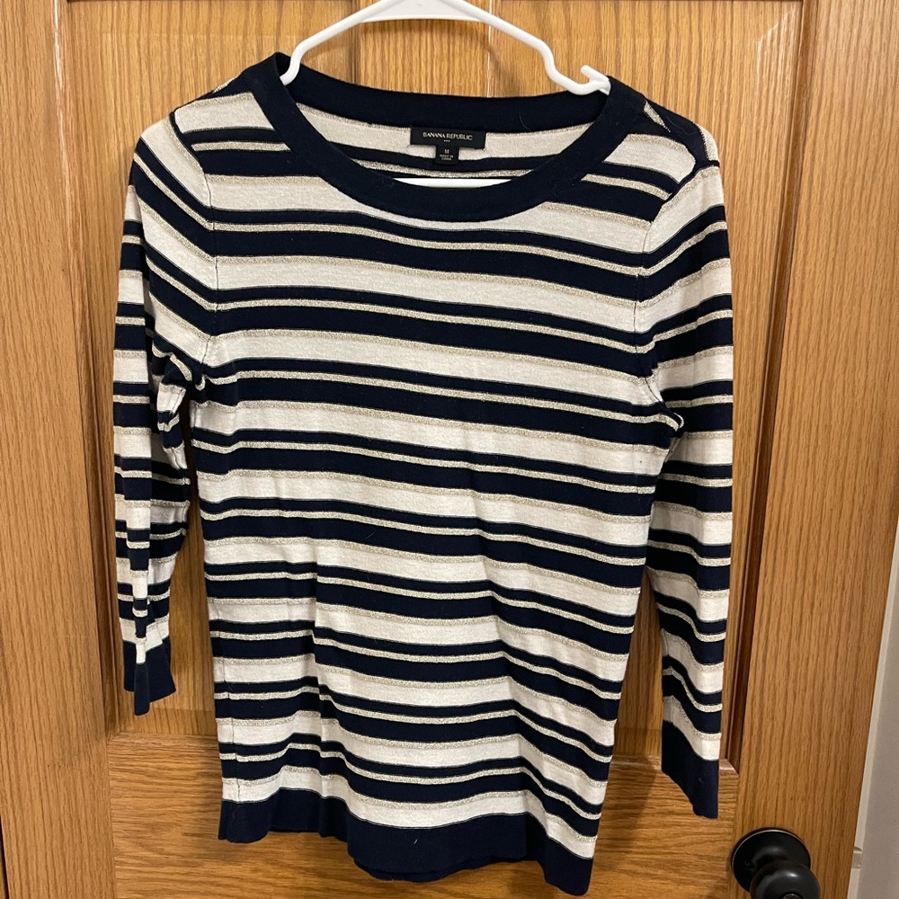 Banana Republic 3/4 in sleeve shirt